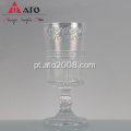 Mini tamanho de vidro de vinho tiro de vidro gravado Goblet